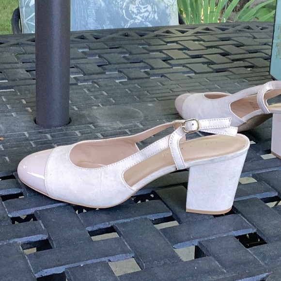 Kelly and Katie Dusty Rose block heel sandals - Picture 6 of 8